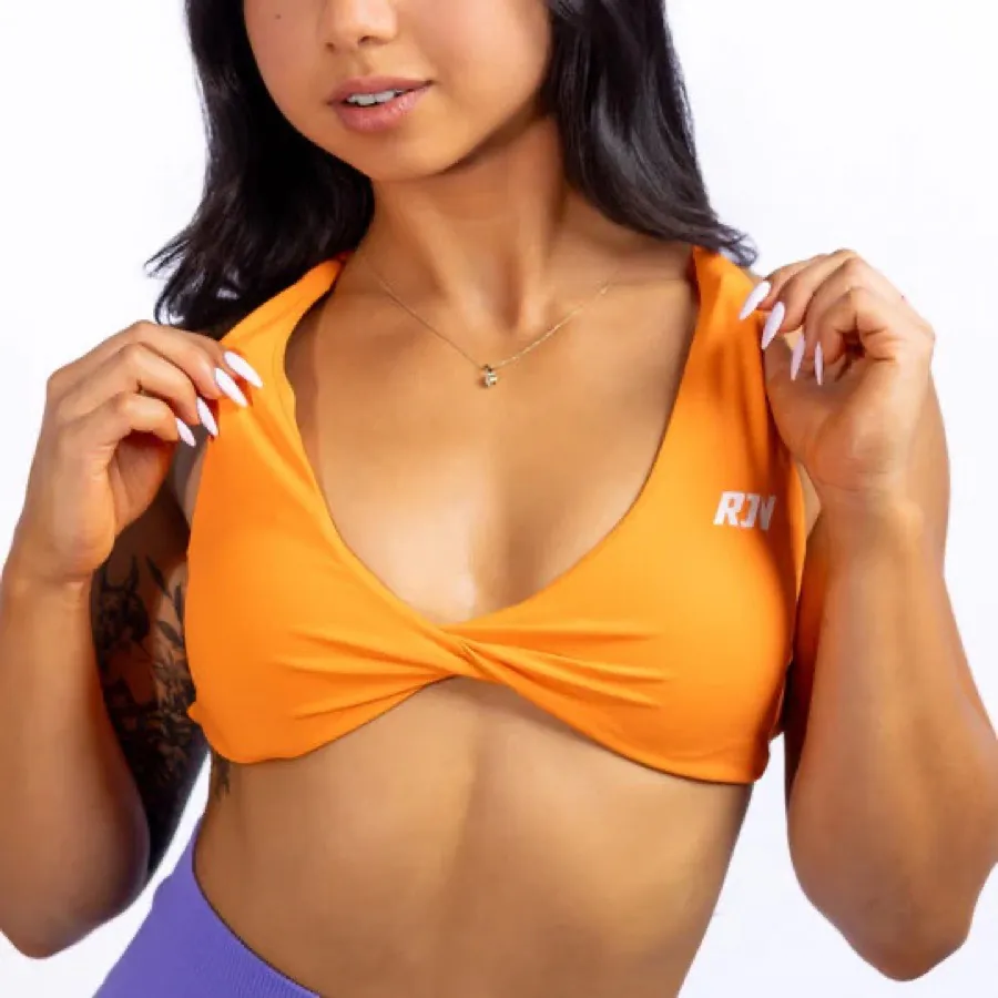 Orange Ready Or Not Lux Crop top