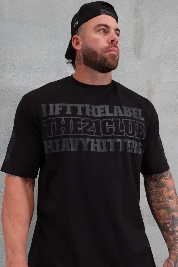 Black Lift The Label Trademark tee